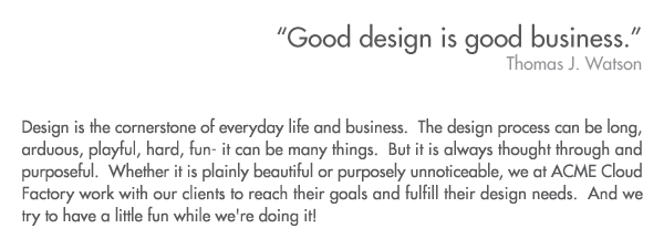 Good Design is good business
